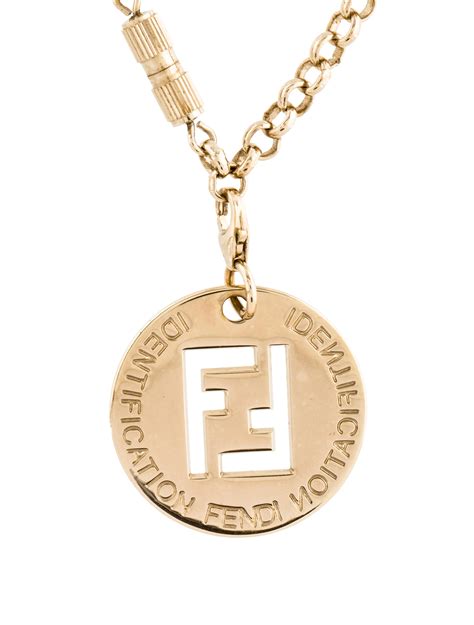 fendi ff necklace